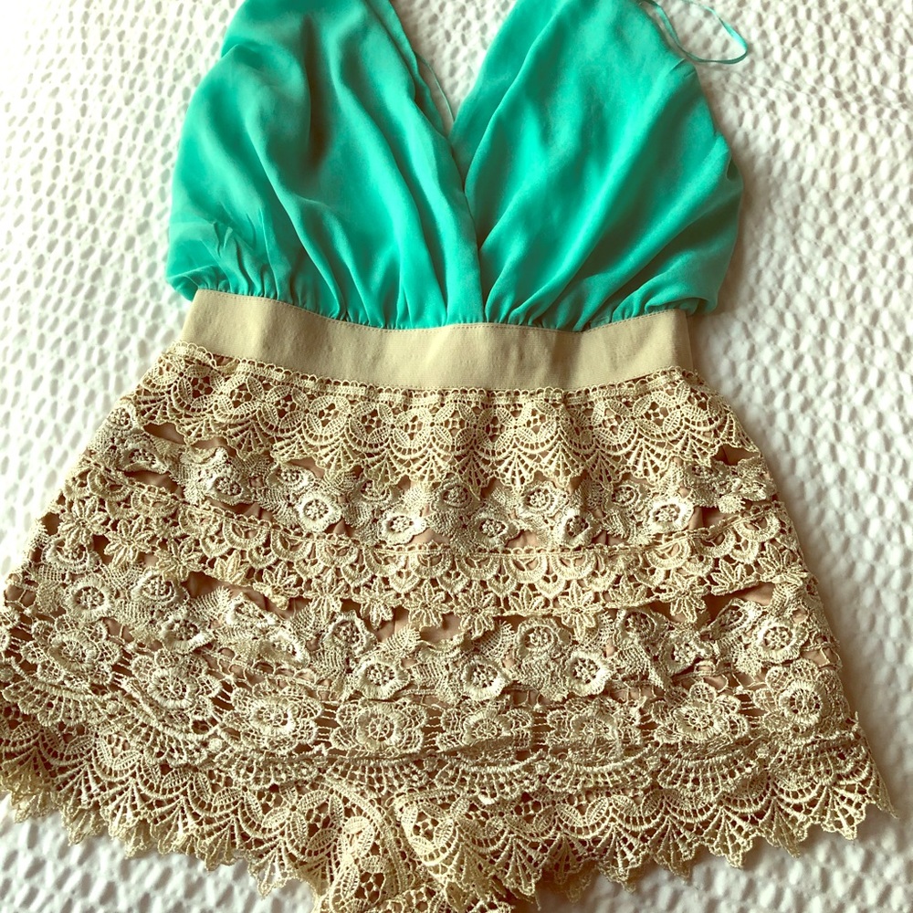 NEW Very ELEGANT Romper size Small
